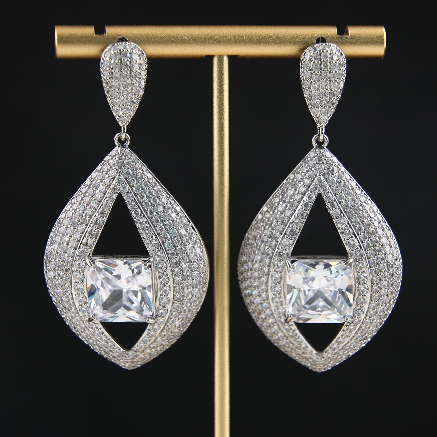 MARQUIS DROP EARRINGS