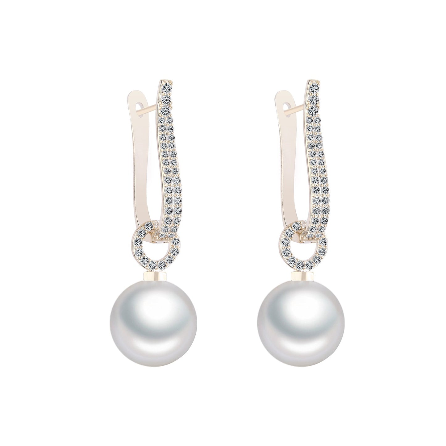 CELESTE PEARL DROP EARRINGS