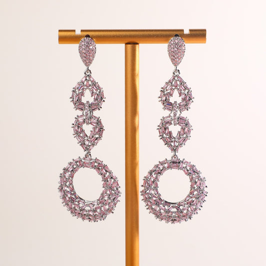 BLUSH ORBIT EARRINGS