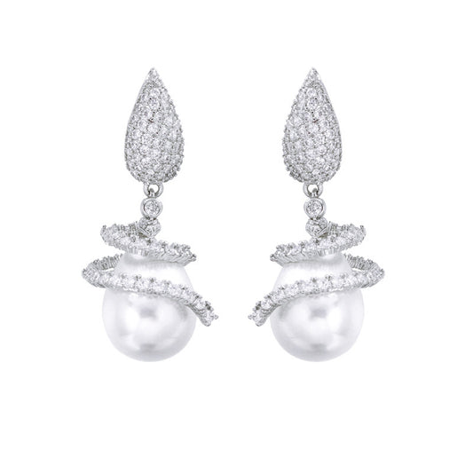 MOONLIT SWIRL EARRINGS