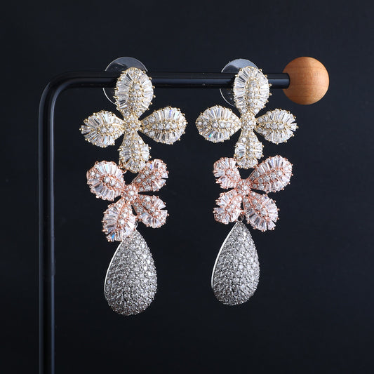 BLOSSOM ROYALE DROP EARRINGS