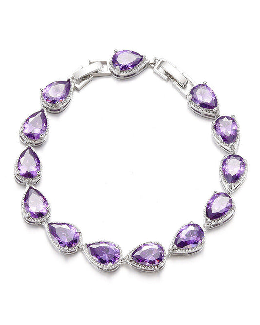 ROYAL AMETHYST STERLING BRACELET