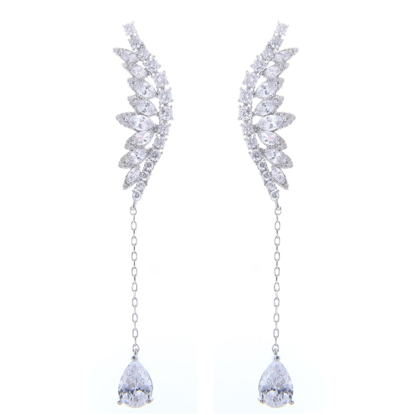 ENCHANTED LEAF DROP EARRINGS