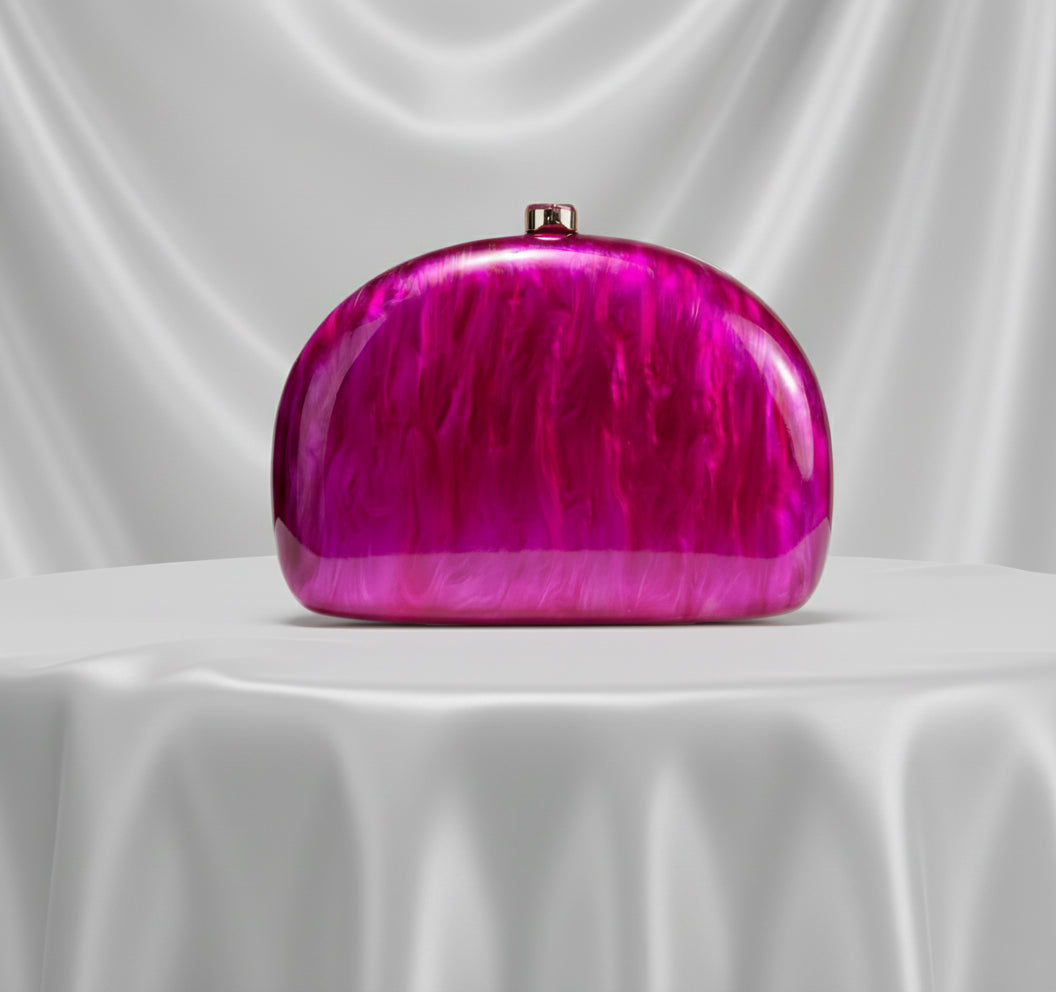 THE FUCHSIA MIRAGE CLUTCH